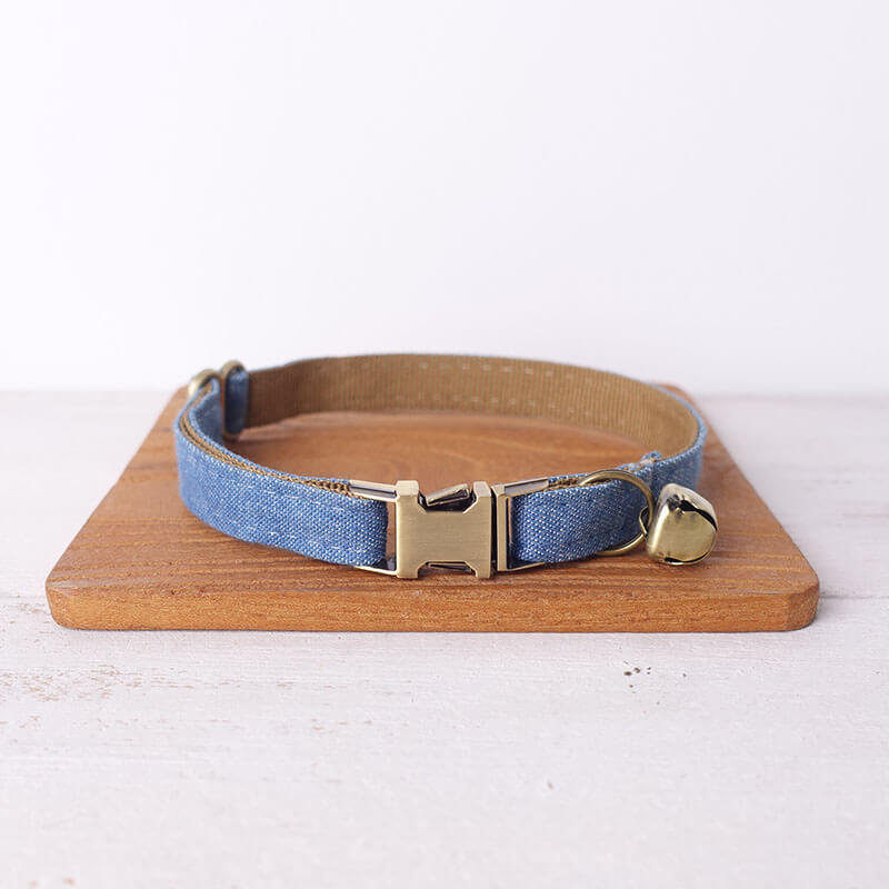 Cat Denim Collar - Frenchiely