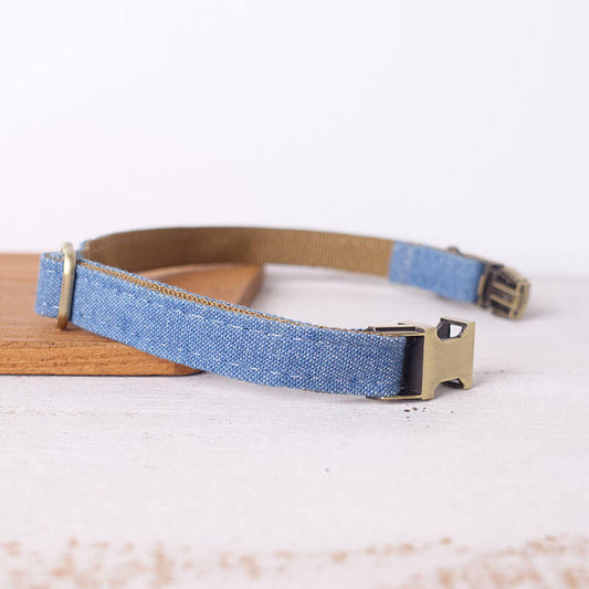 Cat Denim Collar - Frenchiely