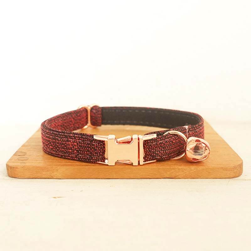 Cat Collar-Red - Frenchiely