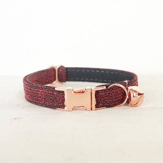 Cat Collar-Red - Frenchiely
