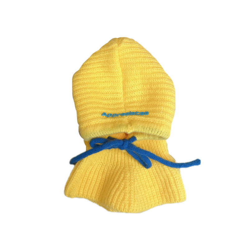 dog winter warm knitted snood hat for small medium dog breeds