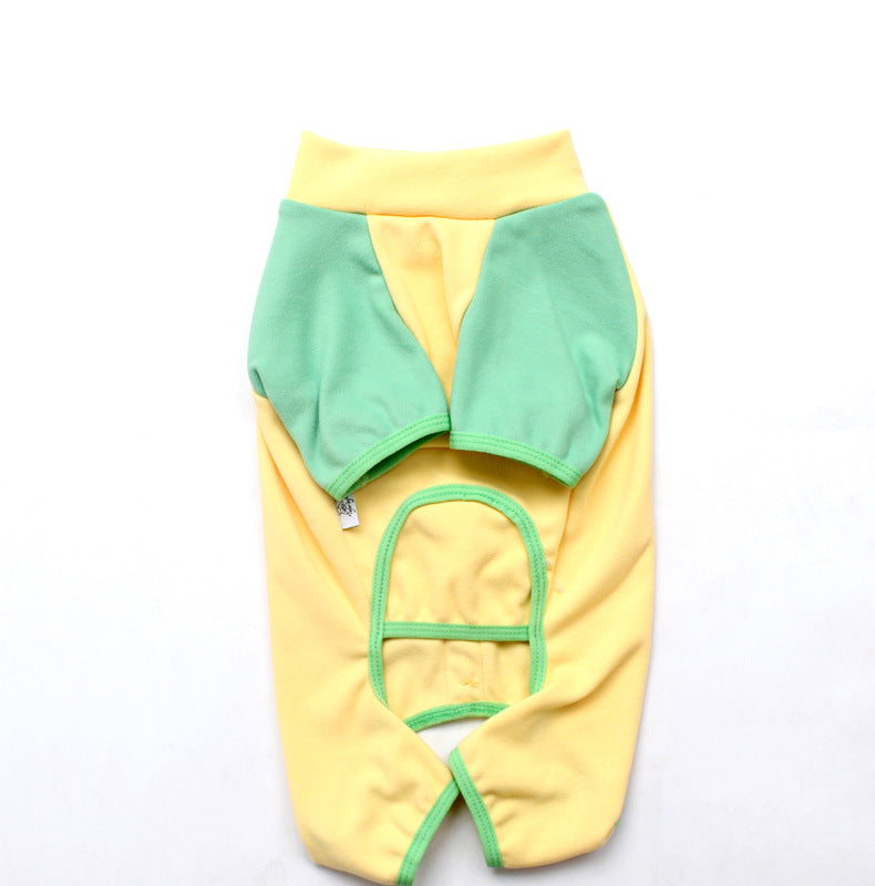 Warm Neck Protection Jumpsuit Frenchbulldogonesiepajamas_4