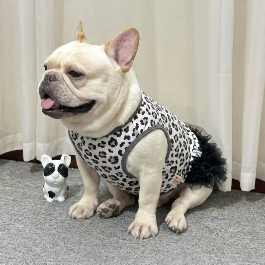 Dog Black Leopard tutu Dress FrenchbulldogsummerleopardtutudressbyFrenchiely01_1