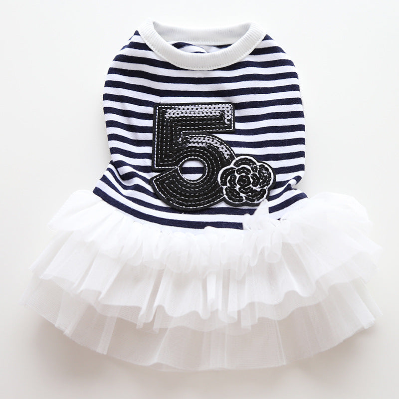 Fancy Stripe Tutu Dress