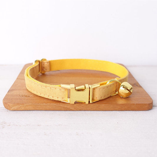 Cat Collar-Yellow - Frenchiely
