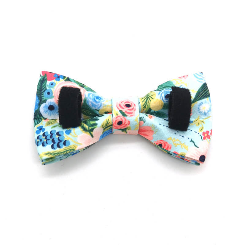 Dog Floral Bow Tie - Frenchiely