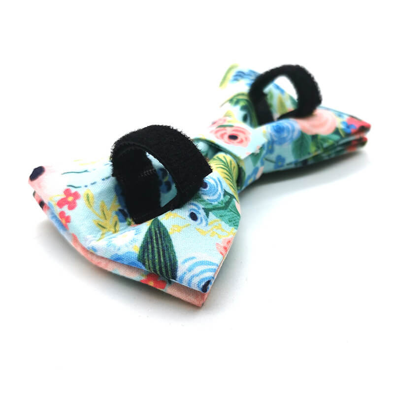 Dog Floral Bow Tie - Frenchiely