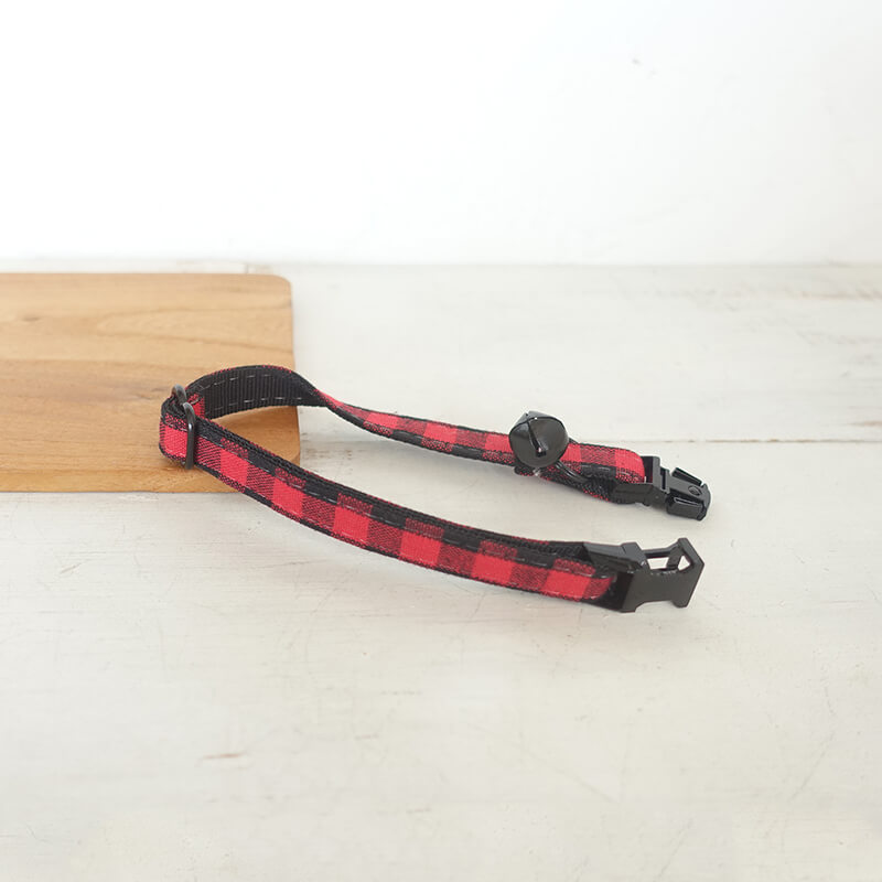 Cat Red Buffalo Collar - Frenchiely