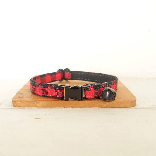 Cat Red Buffalo Collar - Frenchiely