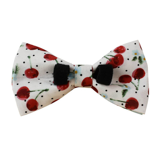 Dog Cherry Bow Tie - Frenchiely