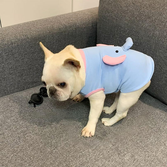 Small and medium Dog cartoon Elephant Shirt