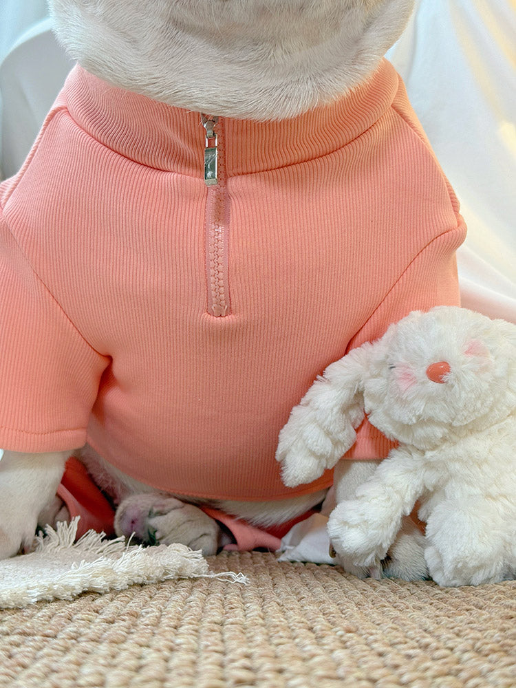 Zipper Up Fleece Lined PJs