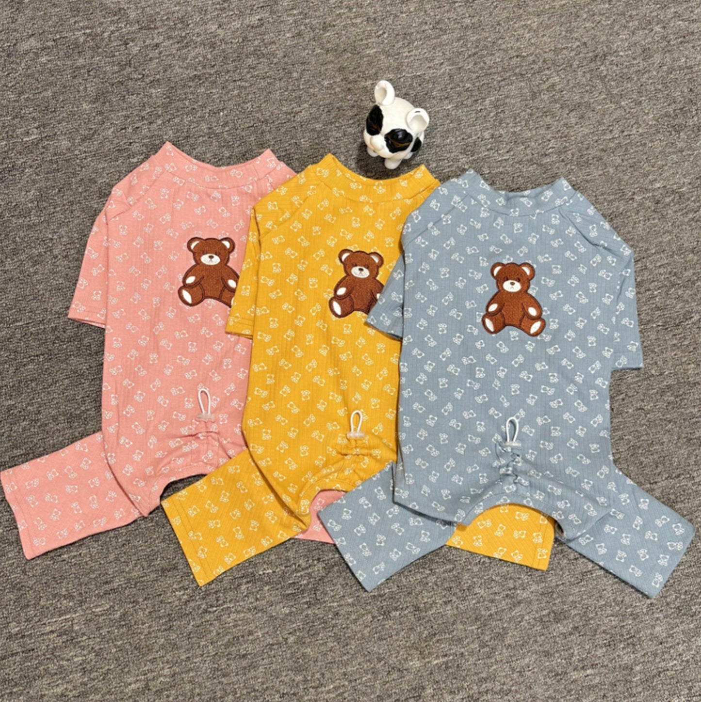 Blue Bear Pajamas dogbearonesiepajamasforsmallandmediumdogbreeds022_1