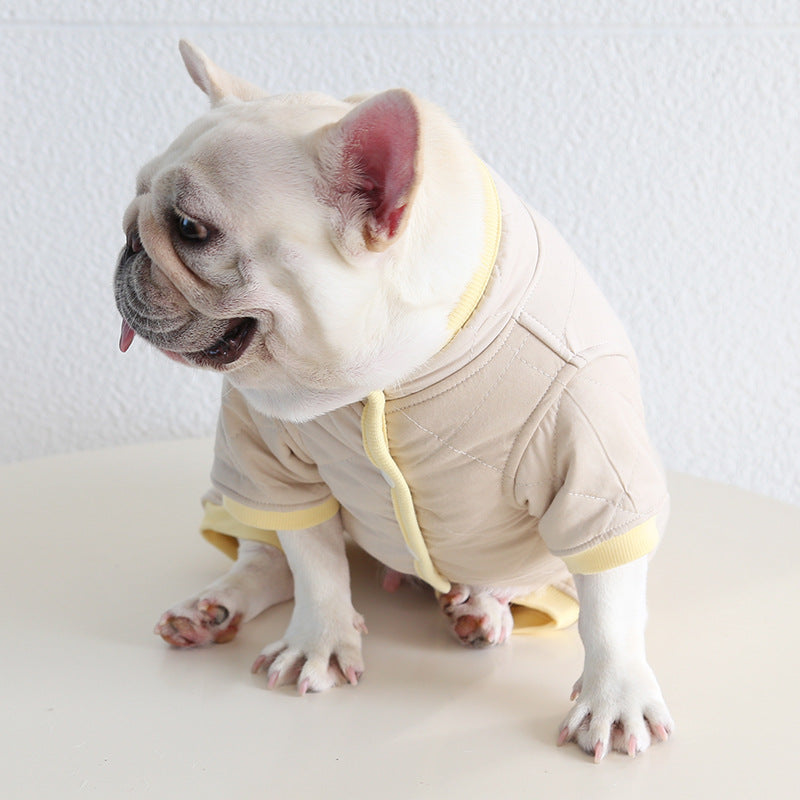 French Bulldog Puppy Winter Onesie with D-ring by Frenchiely.com