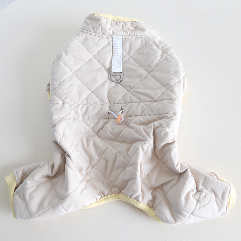 French Bulldog Puppy Winter Onesie with D-ring by Frenchiely.com