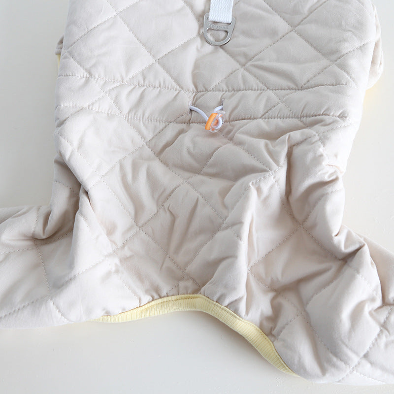 French Bulldog Puppy Winter Onesie with D-ring by Frenchiely.com