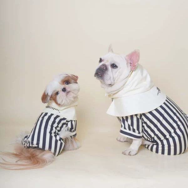 Black & Stripe Onesie Raincoat
