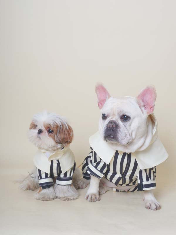 Black & Stripe Onesie Raincoat