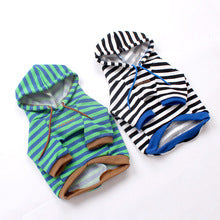 Black Hoodie with Strings dogblackstripehoodieformediumdogsbyfrenchiely_1