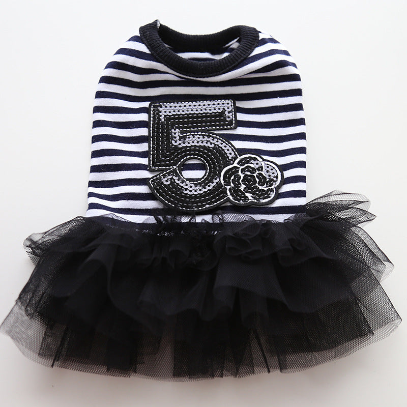 Fancy Stripe Tutu Dress
