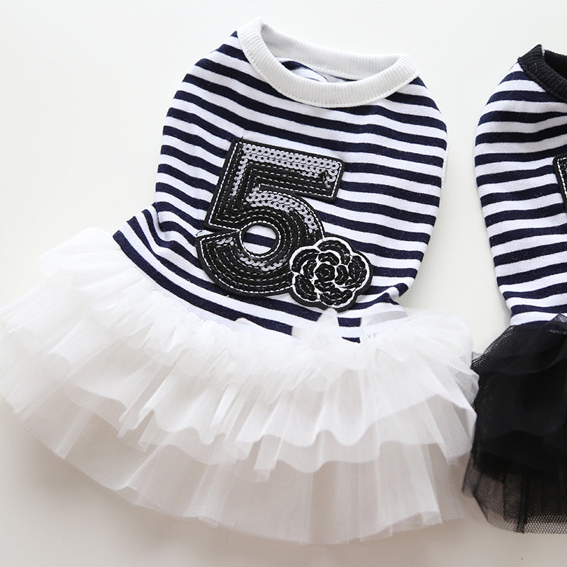 Fancy Stripe Tutu Dress