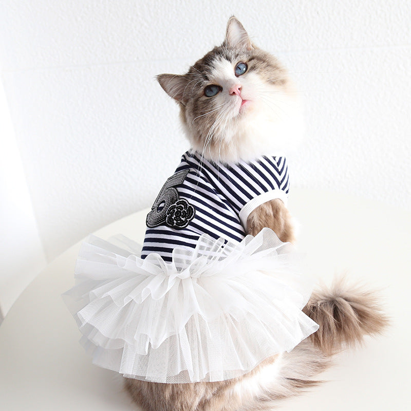 Fancy Stripe Tutu Dress