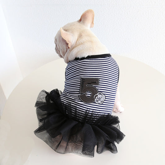 Fancy Stripe Tutu Dress