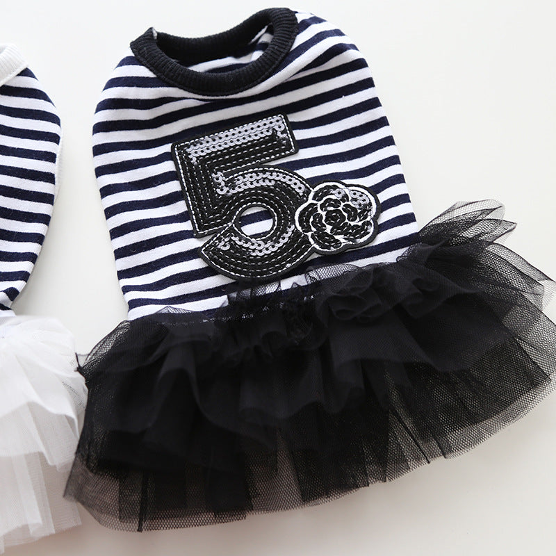 Fancy Stripe Tutu Dress