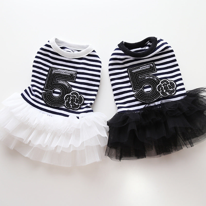 Fancy Stripe Tutu Dress
