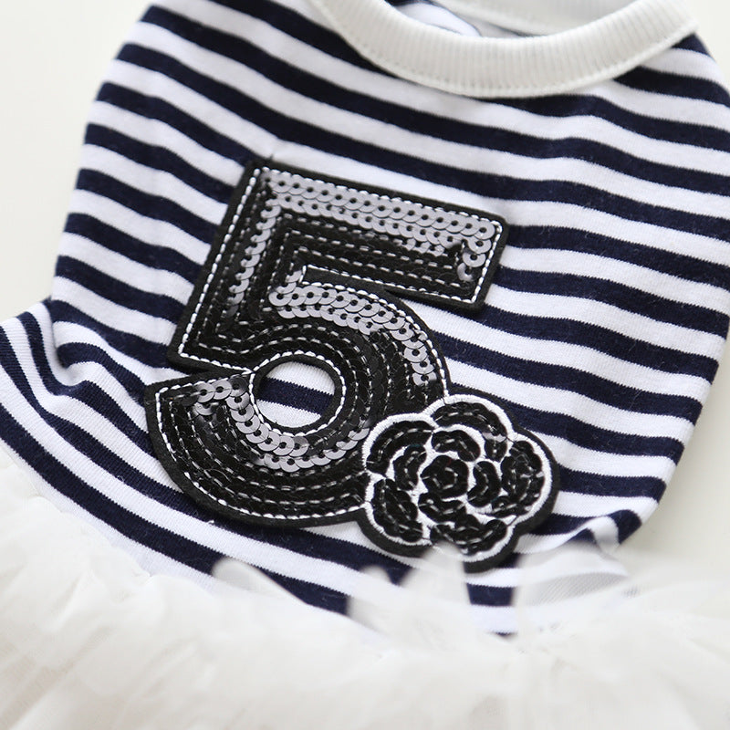 Fancy Stripe Tutu Dress