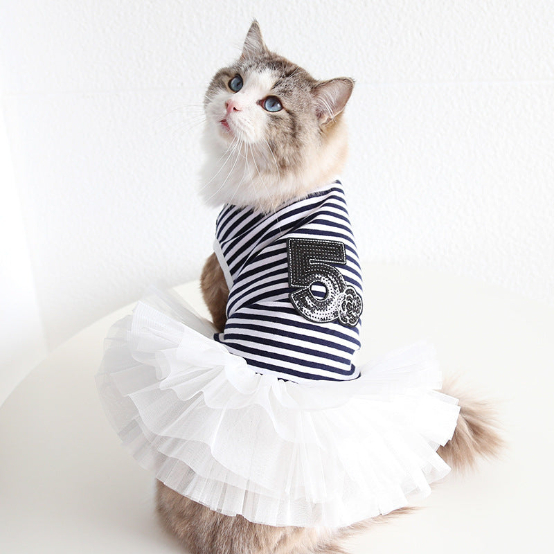 Fancy Stripe Tutu Dress