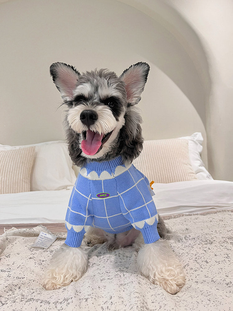 Dog Blue Cloud Sweater - Frenchiely