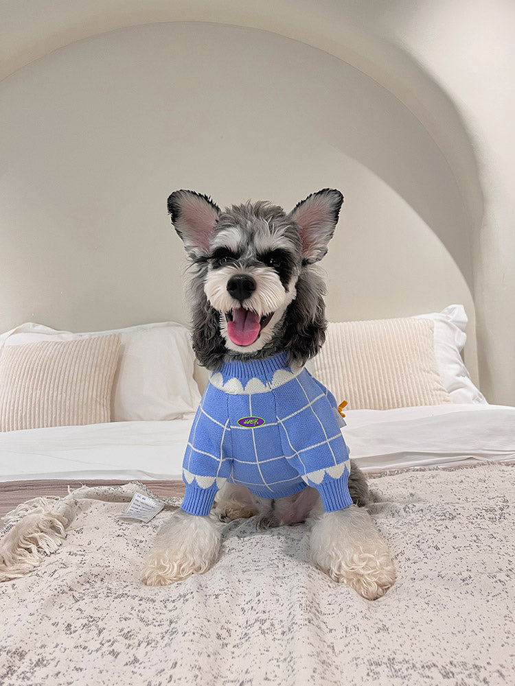 Dog Blue Cloud Sweater - Frenchiely