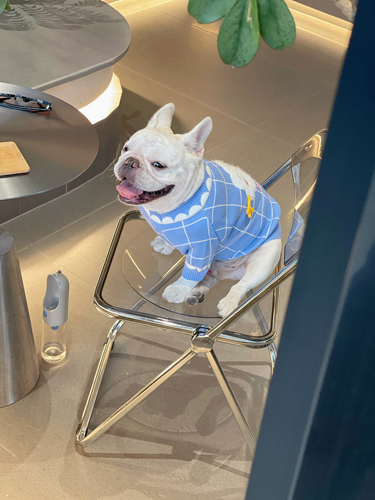 Dog Blue Cloud Sweater - Frenchiely