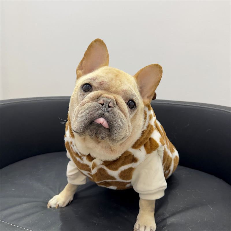 Dog Warm Reindeer Hooded Coat for Medium Dogs BY Frenchiely