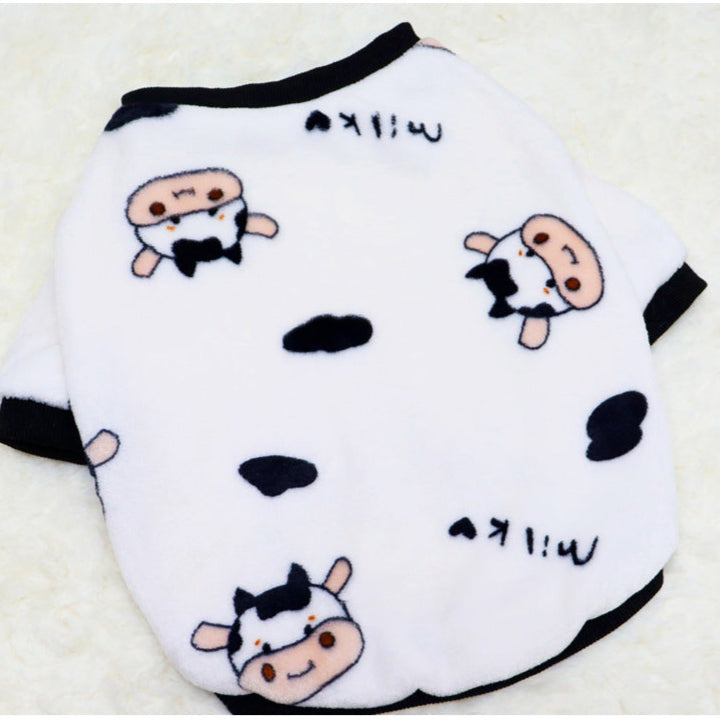 Cartoon Cattle Print Pullover