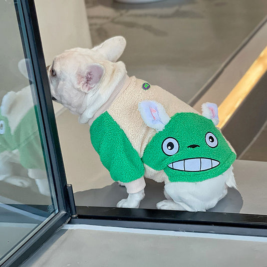 Dog Cartoon Monster Sweater for French Bulldogs