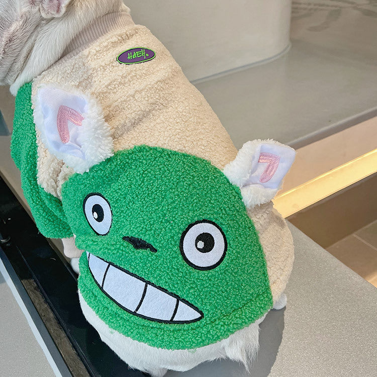Dog Cartoon Monster Sweater for French Bulldogs