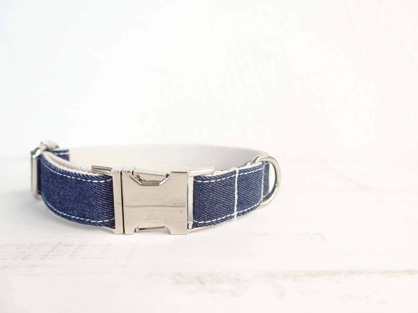 Dog Blue Denim Collar - Frenchiely