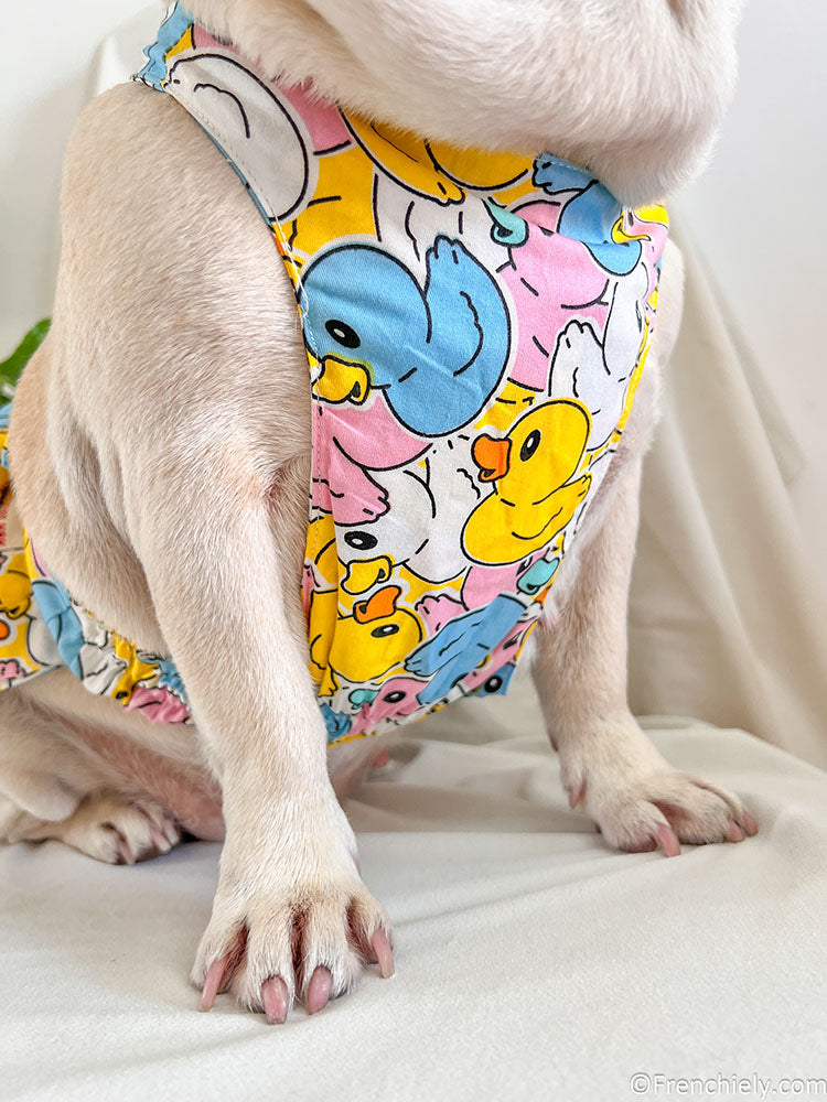 dog ducky dress for small medium dogs by frenchiely