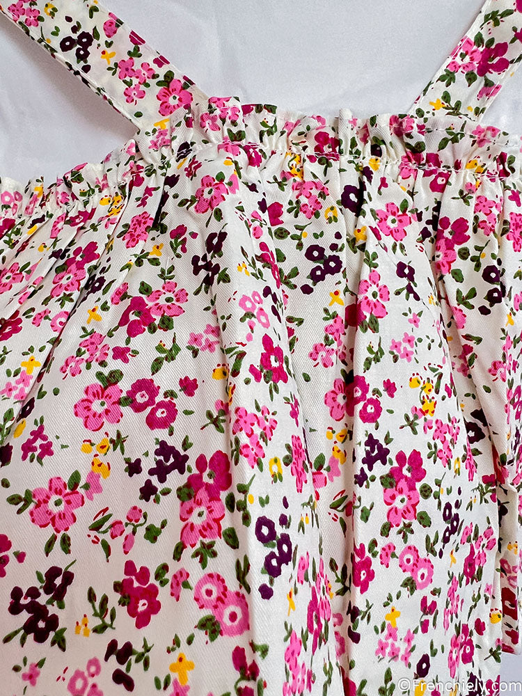 Dog Summer Floral Dress for medium dog breeds by Frenchiely