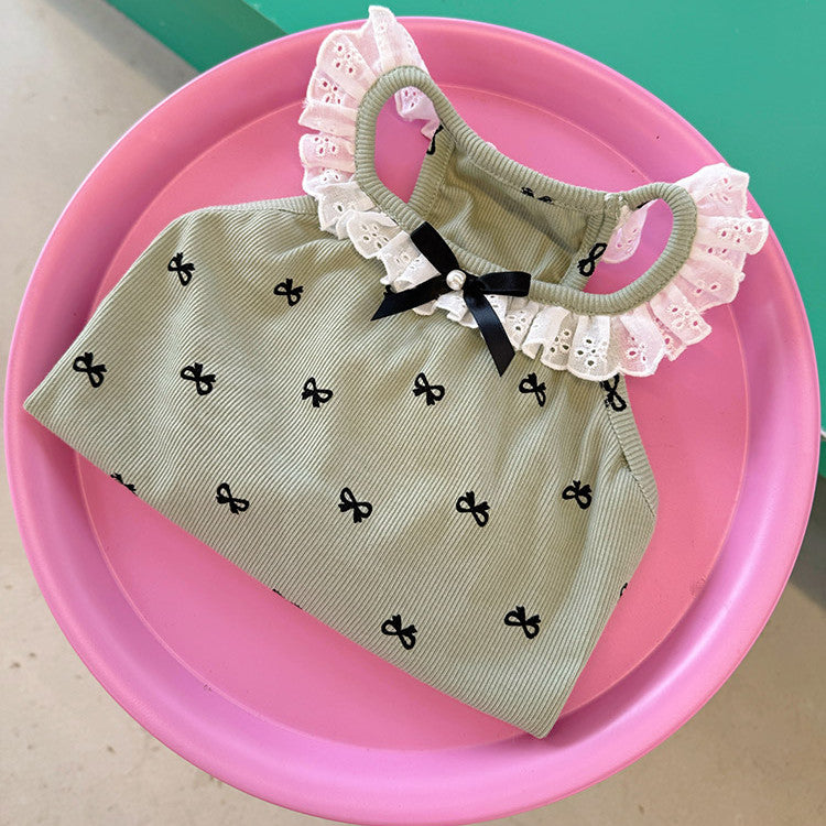 Decorative Lace Bowtie Shirt
