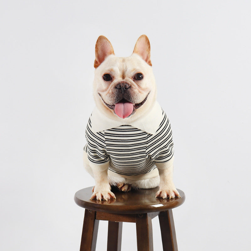 Dog Black Stripe Panda Shirt - Frenchiely