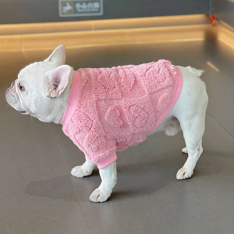 Dog Winter Warm Sweater with 3D ❤️ - Frenchiely