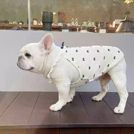 Bowtie Lace Shirt doglacebowtieshirtforfemaledogs_5