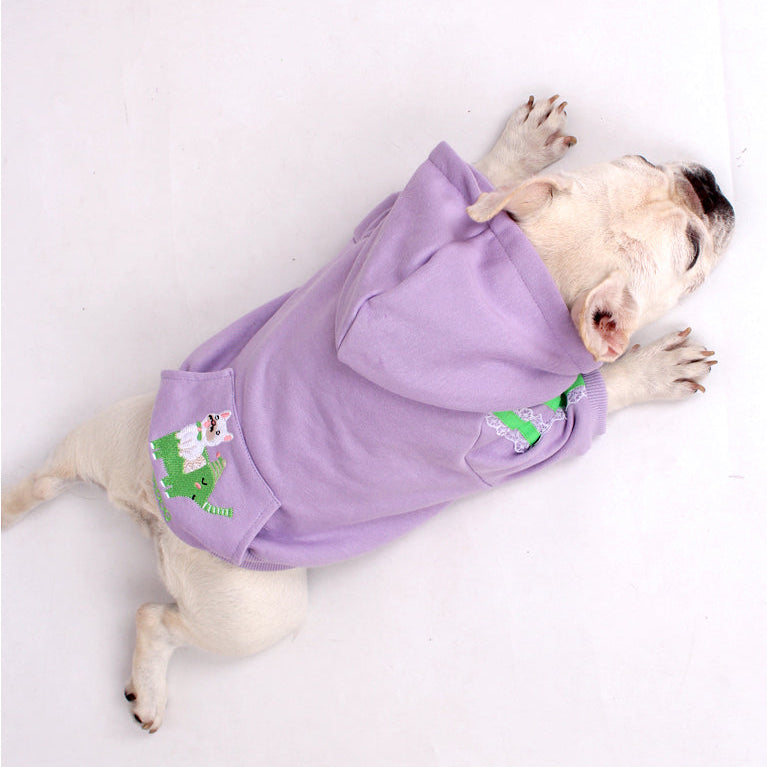 Dog Maillard Brown Hoodie dogmaillardbrownhoodiecoatformediumdogbreeds_6