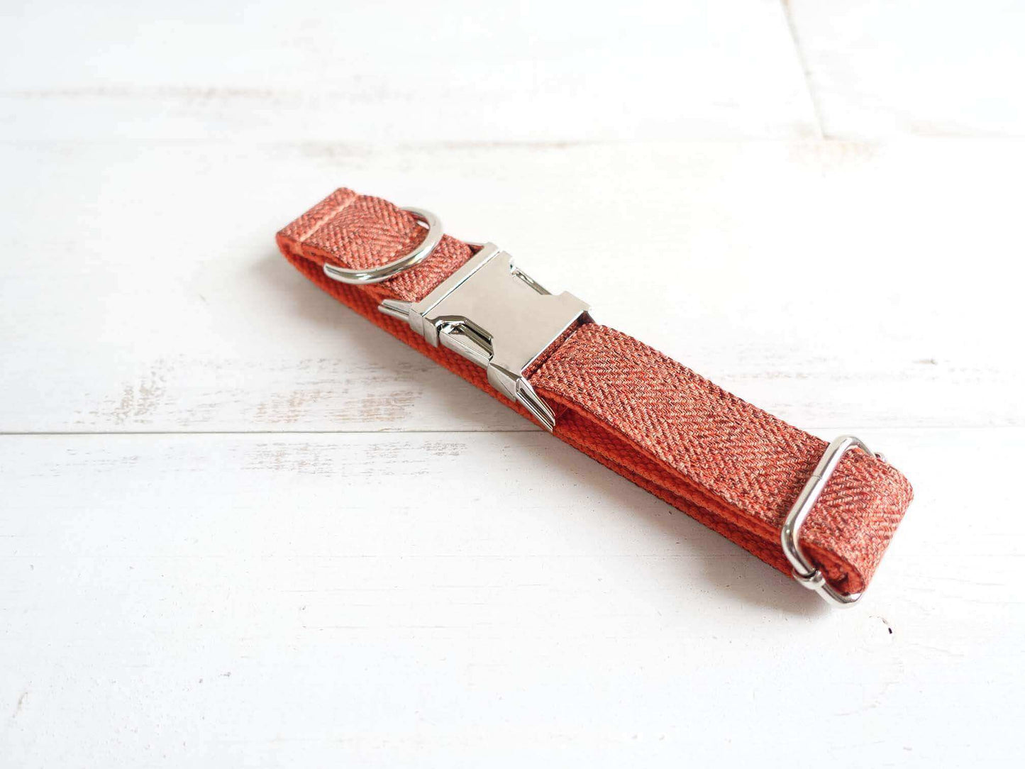 Dog Orange Collar Leash Set - Frenchiely