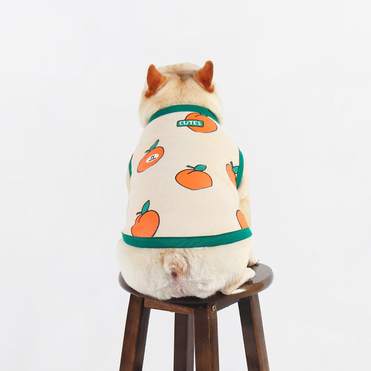 Dog Peach Sweater Vest - Frenchiely