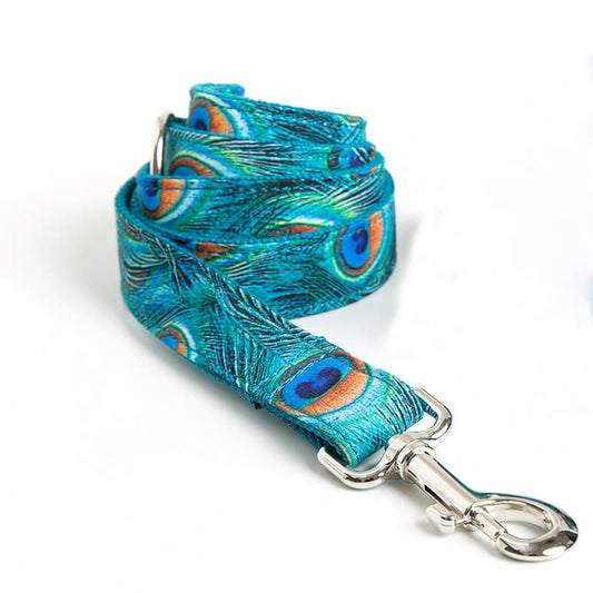 Dog Leash-Peacock - Frenchiely