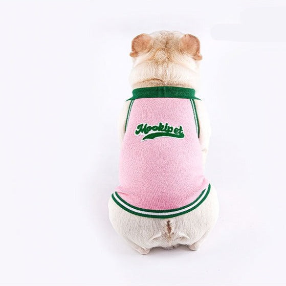 Dog pink Knitted Shirt for small medium dogs by Frenchiely